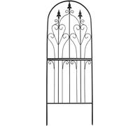 LETNERNY-Treillis Pour Plantes Grimpantes 150 Cm X 55 Cm X 1,3 Cm Métal Design Unique Structure Décorative De Jardin Résistante Aux Intempéries Treillis Extérieur Décor Fleures Roses Vignes Lierre Cl