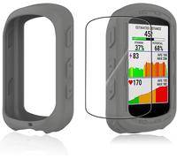 LETNERNY-tui De Protection En Silicone Pour Ordinateur De Vélo Garmin, 540, Avec Film De Protection D'Écran En Tpu Souple, Résistant Aux Chocs, À La Poussière, Imperméable, Gris