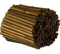 LETNERNY-Tuteur Pour Plante En Bambou, Lot De 200, 10 Cm, Croissance Des Plantes, Déco, Tiges Bambou Durable, Naturel