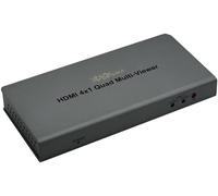 LETNERNY-Tw02 1080P Hdmi 4 X 1 Quad Multiview Commutateur Hdmi Pip Avec 5 Modes D'Affichage Commutation Sans Interruption Lorsqu'Il Est Utilisé Comme Commutateur Hdmi 4 X 1