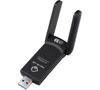LETNERNY-Ultra 1200 Mbps W-Lan 2.4 & 5 Ghz Usb 3.0 Wifi Dual Band Adaptateur 5 Ghz + 2,4 Ghz 2 X 5 Dbi High Speed 802.11Ac Adaptateur Réseau Wifi Récepteur Pour Windows/Mac Os/Linux