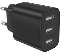 Letnerny-Usb Chargeur 15w, 3-Port Adaptateur 5v3a Usba À Charge Rapide Et Pr S Multiples Pour Iphone 15/14/13/12/11, Samsung, Xiaomi,Tablets, Phone Plug Usb-A Charger