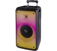 LETNERNY-Xj 5000 Haut-Parleur Amplifié Haute Performance 180 W Avec Bluetooth, Aux-In, Usb, Sd Et Tws, Karaoké Party Haut-Parleur Avec Batterie Intégrée Et Microphone Inclus