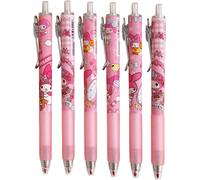 Letnerny-Yzzt Lot De 6 Stylos À Encre Gel Pour Enfants, Fournitures Scolaires, Récompenses Scolaires, Cadeau Étudiant