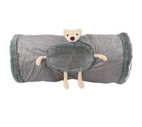 leto Tunnel De Chat Pour Grands Chats - Tunnel Peluche Doux, nidos De Référence Pour Animaux De Compagnie | Spacieux Lit De Sommeil De Chat, Tube Couvert Pliant Avec Doublure Rembourrée Pe
