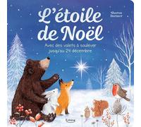 L'étoile de Noël - Avec des volets à soulever jusqu'au 24 décembre volets a soulever jusqu'au 24 decembre - Collectif - Kimane - cartonné - Album jeunesse