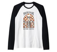 L'étrange café de Monsieur Jack Halloween Manche Raglan