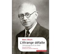 L'Étrange défaite: Nouvelle édition