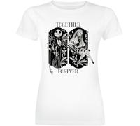 L'Étrange Noël De Monsieur Jack Disney - Together Forever Femme T-Shirt Manches Courtes Blanc L