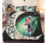 L'Étrange Noël de Monsieur Jack Ensemble de literie pour chambre d'enfant sur le thème français, Housse de couette 220x240