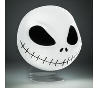 The Nightmare Before Christmas Lampe masque Jack Skellington - Officiellement licencié, Lampe ambiance pour Halloween ou Noël, Câble USB inclus - 18cm