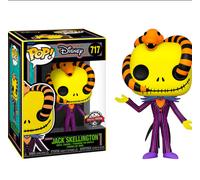 Funko Figurine Pop! Jack Skellington – Serpent Blacklight – 9 cm Jaune Enfants