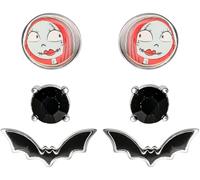 L'Étrange Noël De Monsieur Jack Sally Femme Bijou d'oreille couleur argent Laiton