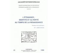 L'Étranger : identité et altérité au temps de la Renaissance