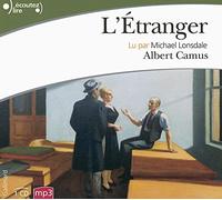 L'Etranger Lu Par Michel Lonsdale (1 CD MP3) by Albert Camus (2014-10-17)