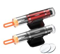 LETREEN 2 Pièces 2 en 1 Marteau de Sécurité pour Voiture, Brise Vitre Coupe Ceinture, Coupe Ceinture Brise Vitr avec Socle pour Voiture Outil d'Évasion d'urgence, Auto Accessories Matériel d'urgence