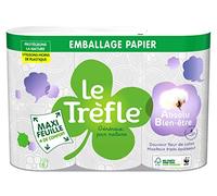LeTrefle 415007 Maxi Feuille Absolu Bien-Etre Papier Toilette - Lot de 4