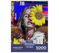 L'Étreinte du Tournesol Puzzle 1000 Pièces pour Adultes Et Enfants Dès 14 Ans Jeu Patience & Réflexion Divertissement Créatif Classiques Activité Familiale Parfaite 38x26cm/1000pcs