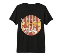 Let's All Go to The Lobby Cinéma rétro Mignon T-Shirt Haut de Gamme
