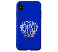 Let's Be Honest I'm Just Here for The Food Coque pour iPhone XS Max
