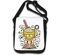 Let's Build A Sand Castle Bucket Sac à bandoulière graphique Blanc