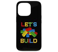 Let's Build Funny Master Builder Blocs de Construction pour Hommes et garçons Coque pour iPhone 13 Pro