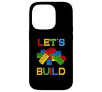 Let's Build Funny Master Builder Blocs de Construction pour Hommes et garçons Coque pour iPhone 14 Pro