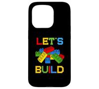 Let's Build Funny Master Builder Blocs de Construction pour Hommes et garçons Coque pour iPhone 15 Pro