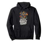 Let's Burn It Down Bouledogue français Amusant Sweat à Capuche