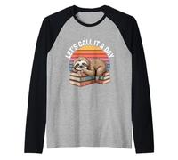 Let's Call It A Day Tired Office Worker Employee - Manche Raglan