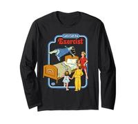 Let's Call The Exorcist Retro Vintage Funny Adult Humor Manche Longue