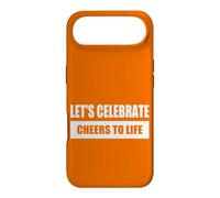 Let's Celebrate - Cheers to Life Typographie Thème Fête Coque pour iPhone Air