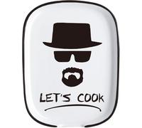 Let's Cook Repose-cuillère en céramique pour cuisinière de cuisine, résistant à la chaleur, grand porte-cuillère pour comptoir de cuisine, repose-ustensiles de cuisine, chef, pendaison de crémaillère