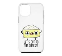 Let's Cut to The Cheese Jeu de Mots Amusant Coque pour iPhone 12/12 Pro