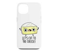 Let's Cut to The Cheese Jeu de Mots Amusant Coque pour iPhone 13