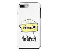Let's Cut to The Cheese Jeu de Mots Amusant Coque pour iPhone 7 Plus/8 Plus