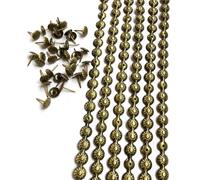 Let's decorate 5 mètres décoration d'intérieur clou Strip Brass flower, décoration clou Strip canapé ceinture décorative, intérieur chaise de jardin clou, correspondant pin lâche (11 mm Brass flower)