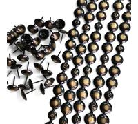 Let's Decorate Bandes de clous de tapissier en bronze de 5 mètres, bandes de clous décoratives pour canapés, rubans de finition pour chaises de jardin d'intérieur, clous lâches assortis (16 mm bronze)