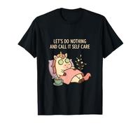 Let's Do Nothing Selfcare Licorne Drôle Relaxant Introverti T-Shirt