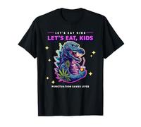 Let's Eat Kids (déclaration Amusante) (Dinosur Graphic) T-Shirt
