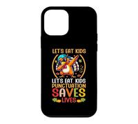 Let's Eat Kids, Professeur de Grammaire de Noël drôle pour Thanksgiving Coque pour iPhone 12 Mini