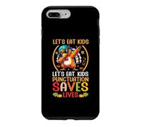 Let's Eat Kids, Professeur de Grammaire de Noël drôle pour Thanksgiving Coque pour iPhone 7 Plus/8 Plus