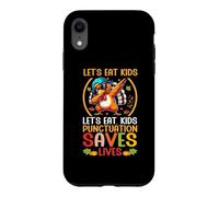 Let's Eat Kids, Professeur de Grammaire de Noël drôle pour Thanksgiving Coque pour iPhone XR