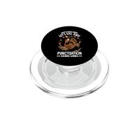 Let's Eat Kids, Professeur de Grammaire de Noël drôle pour Thanksgiving PopSockets PopGrip pour MagSafe