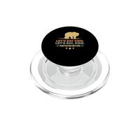 Let's Eat Kids Punctuation Matters Ours Humoristique Grammaire PopSockets PopGrip pour MagSafe