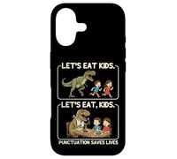 Let's Eat Kids Punctuation Saves Lives Funny Grammar Teacher Coque pour iPhone 17