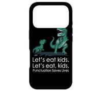 Lets Eat, Kids Punctuation Saves Lives Funny Grammar Teacher Coque pour iPhone 17 Pro