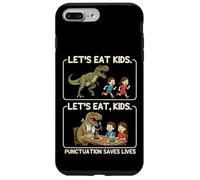 Let's Eat Kids Punctuation Saves Lives Funny Grammar Teacher Coque pour iPhone 7 Plus/8 Plus