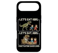 Let's Eat Kids Punctuation Saves Lives Funny Grammar Teacher Coque pour iPhone Air