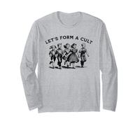 Let's Form A Cult - Drôle rétro Humour Satire Manche Longue